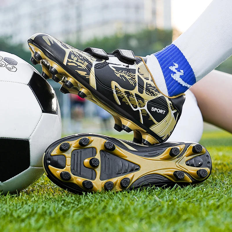 Description Picture 3 of itemKids Soccer Shoes FG/TF Football Boots Professional Cleats Grass Training Sport Footwear Boys Outdoor Futsal Soocer Boots 28-38