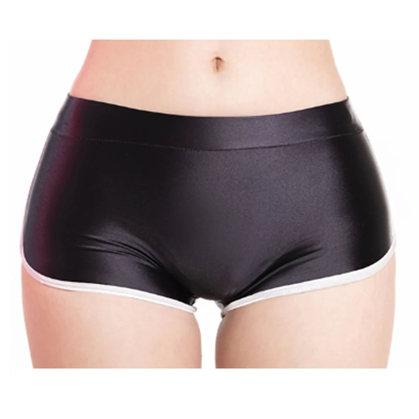 Description Picture 3 of itemWomen's panties Slim Safety Underpants sexy lingerie Stretchy Yoga Boxer Short Seamless Oil Shiny Underwear Smooth Glossy Shorts