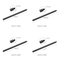 10/15/20/30cm Extension Rod 1/4" Tripod Extension Poles Stabilizer Accessory Mount for Cameras and Monopods