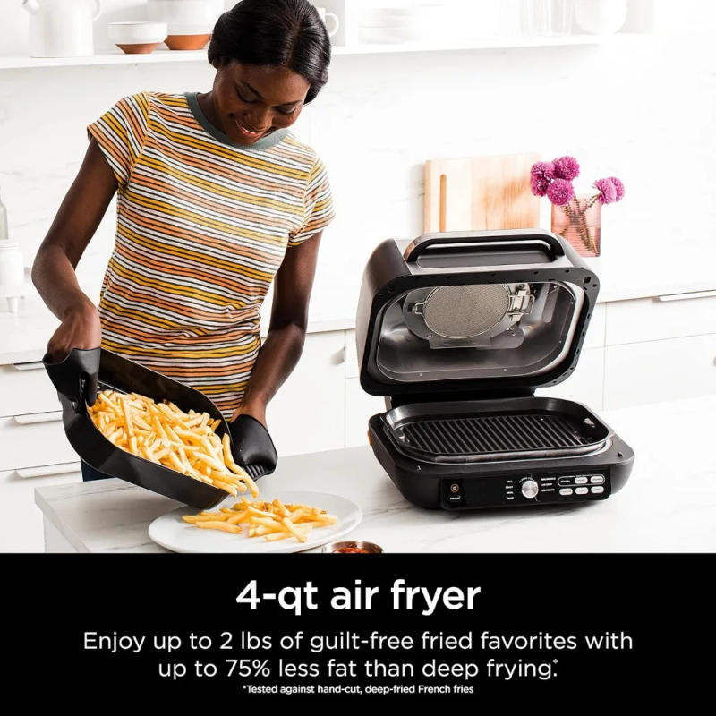 Description Picture 6 of itemIG651 Foodi Smart XL Pro 7-in-1 Indoor Grill/Griddle Combo, use Opened or Closed, Air Fry, Dehydrate & More, Pro Power Grate