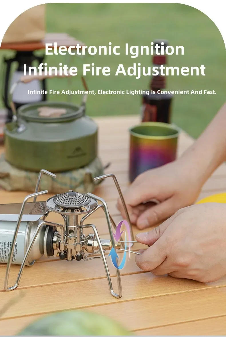 Description Picture 6 of itemMOUNTAINHIKER Spider Stove Outdoor Folding Lightweight Portable Stainless Steel Stove Burner Tourist Picnic Hiking Survival Tool