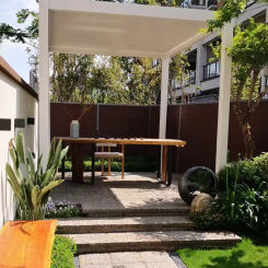 Modern Outdoor Waterproof Louvered Aluminum Gazebo Pergola