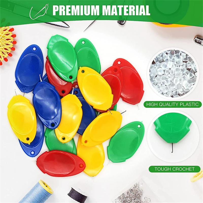 Description Picture 6 of item12pcs/lot Needle Threader DIY Elderly Hand Sewing Guide Wire Hook Simple Easy Device Automatic Thread Tools Handmade Crafting