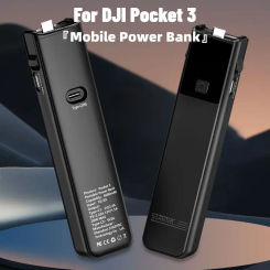 For DJI Osmo Pocket 3 6000mah Handheld Mobile Power Bank Batteries Battery Camera Extension Rod Fast Bank Charge Charger
