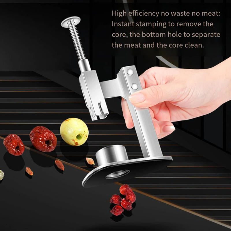 Description Picture 5 of itemStainless Steel Red Dates Corer Manual Jujube Pitter Cherry Olive Fruit Core Remover -Seed Push Out Tools Kitchen Accessories