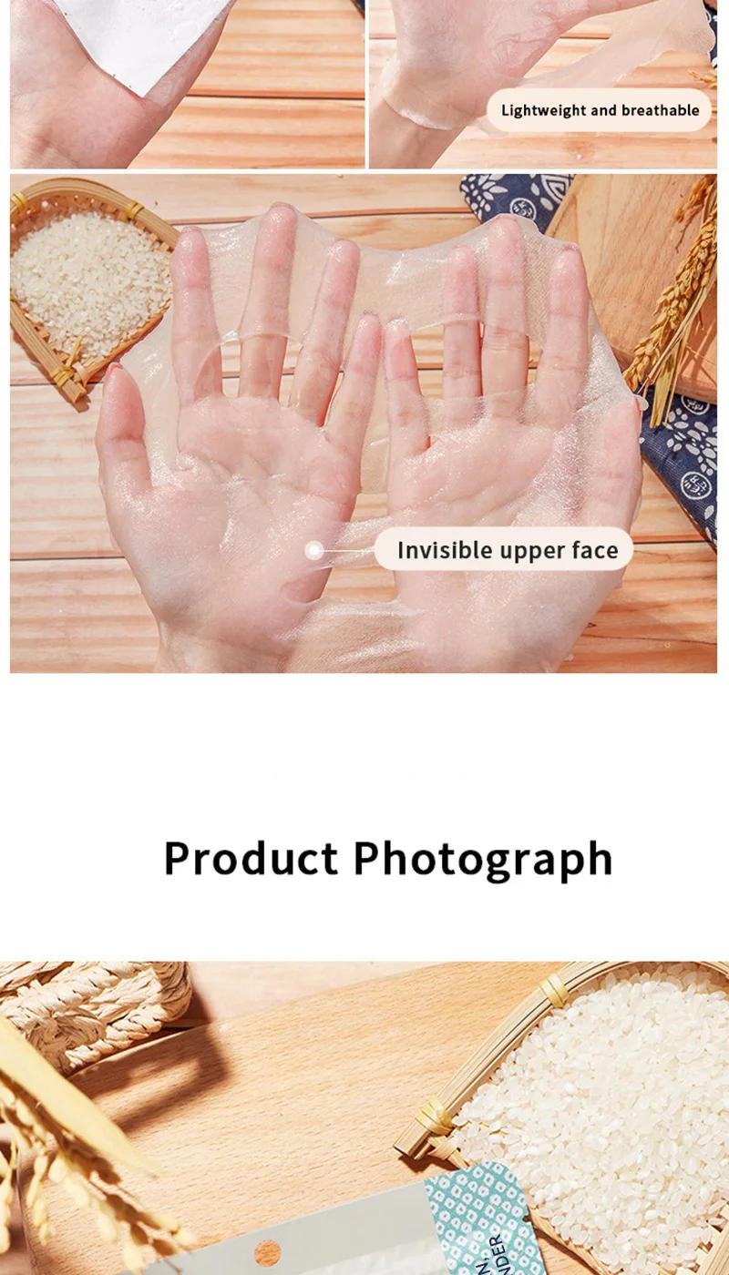 Description Picture 6 of itemFadinne Rice Mask — Hydrating, Moisturizing, and Water-Locking Formula for Soft and Supple Skin