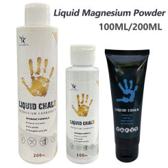 100/200ml Liquid Chalk Sports Magnesium Powder Fitness Weight Lifting Anti Slip Cream Grip Weight Lifting Climbing Gym Sports