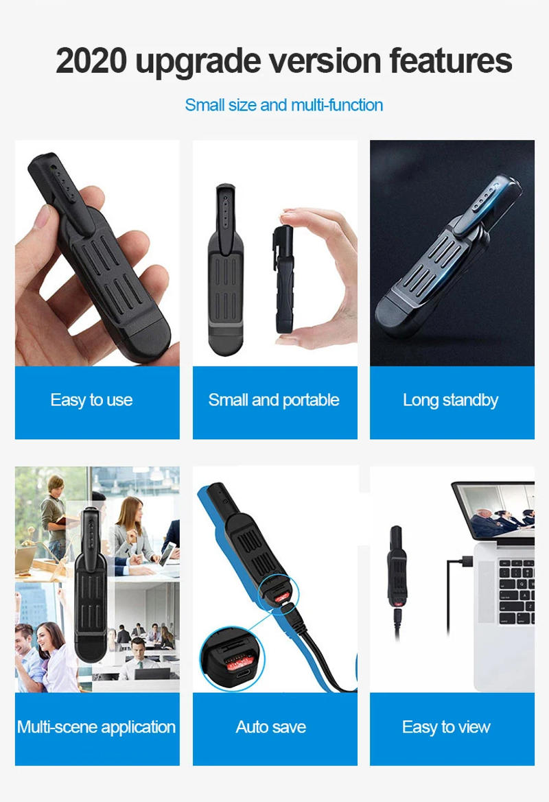 Description Picture 6 of itemUSB T189 Pocket Digital Voice Recorders 1080P 720P Video Camera Recharge Mini Photography Pen Camcorders Portable Night Vision