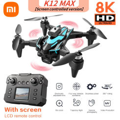 XIAOMI K12 MAX Mini Drone 8K Professional HD Dual Camera 5G GPS Obstacle Avoidance Brushless Aerial UAV FPV RC Quadcopter Toys