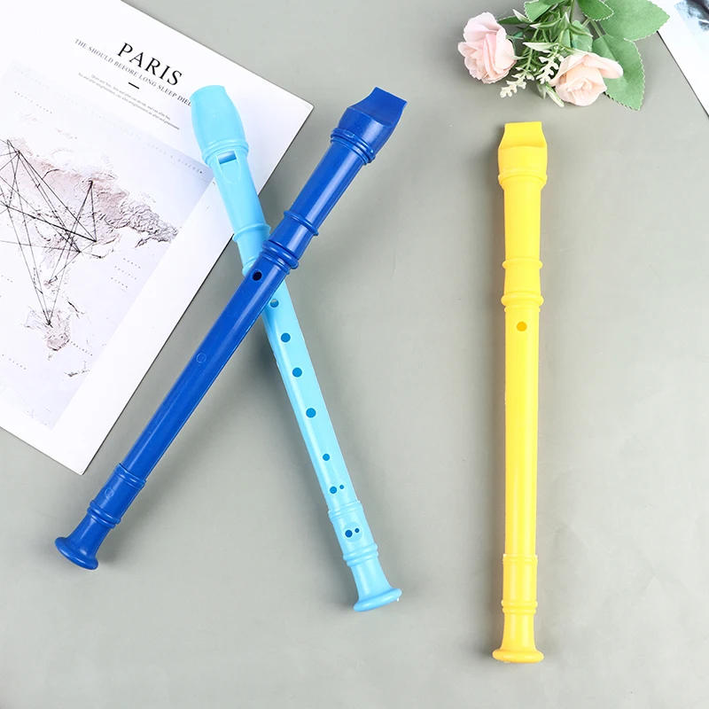 Description Picture 6 of item8 Holes Plastic Recorder Long Flute Woodwind Instrument Colorful Instrumens Long Flute 1pcs random color Freeshipping