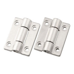 2PCS Adjustable Torque Damping Hinge Shaft Free Stop Positioning Stop Flat Hinge For Cabinets Doors Furniture Home Hardware