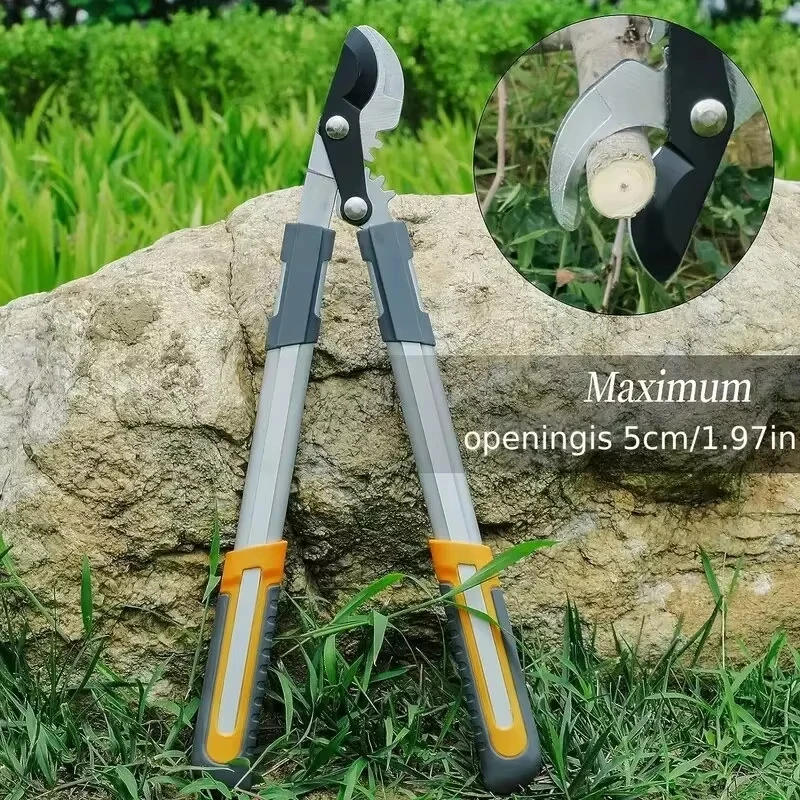 Description Picture 4 of item45cm Rough Branch Scissors,Sharp Wear-Resistant Non Slip Pruning Scissors Large Opening Gardening Pruning Tools