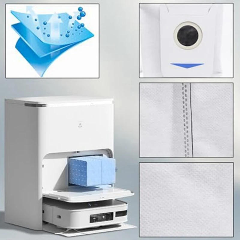 Description Picture 6 of itemFor Ecovacs Deebot X2 Omni / X2 Pro / X2 Robot Vacuum Accessories Roller Main Side Brush Filter Mop Cloth Dust Bag Parts