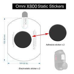 For 70mai Omni X800 Dash Cam Smart  Film and Static Stickers