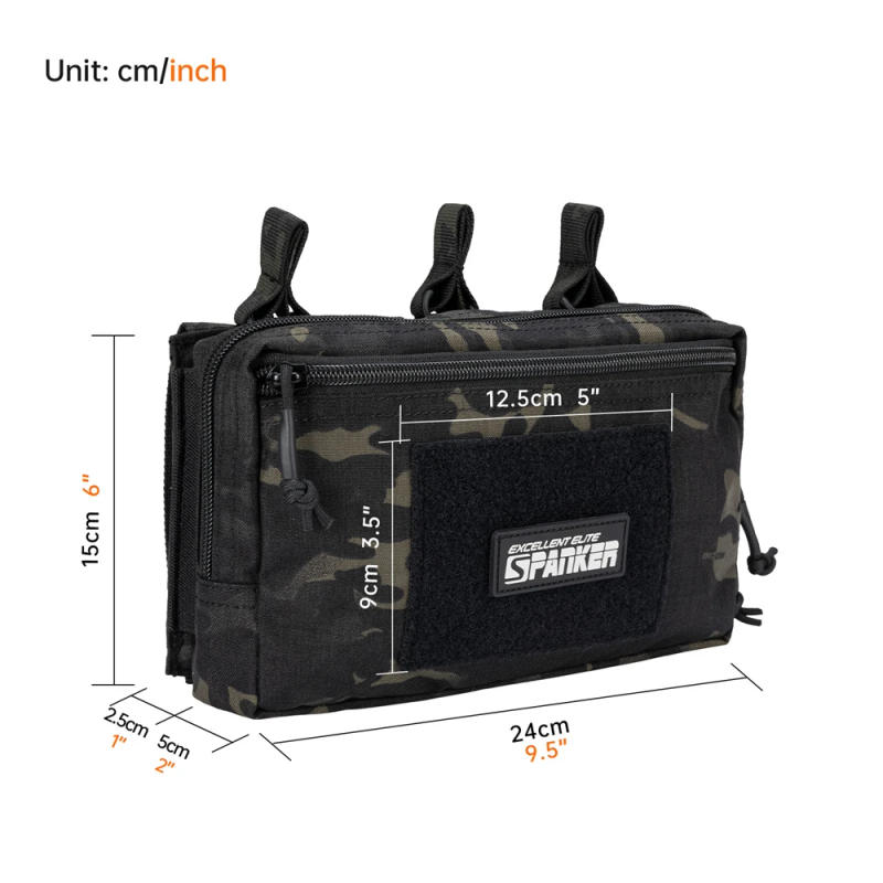 Description Picture 2 of itemTactical Molle Pouch Open-top Triple Magazine Pouch Accessories Bag Multifunctional Hunting Pouches Rifle Mag Pouches