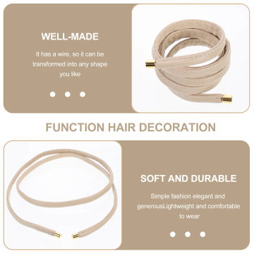 Hair Fixing Headband Jewels for Women Holder Cap Decorations Aluminum Wire Attachments
