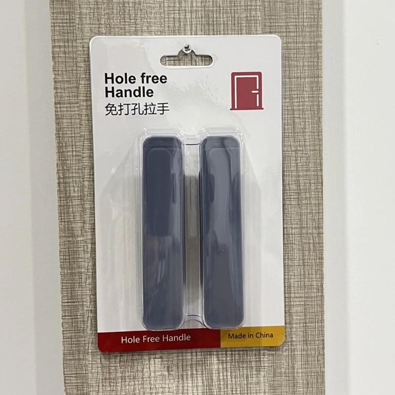 Description Picture 6 of item2pcs/set Adhesive Handles Easy to Apply Handles for Drawers Strong Adhesion Door Handles Durable for Different Cabinets Dropship