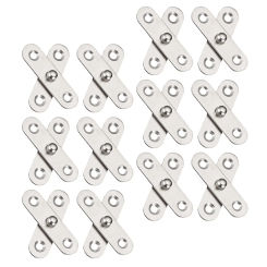 12 Pcs Cabinet Door Hinge 360 Degree Hinges Folding Rotating Pivot Rotatable Shed Windows Rotation