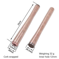1 PC Composite Cork Fishing Rod Handle Grip Pole Holder Repair Or Replacement Easy Install DIY Building Component
