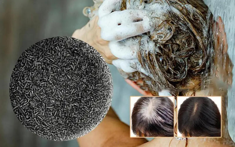 Description Picture 3 of itemGray Hair Coverage Soap Hair Reverse Shampoo Soap Bar Gray White Hair Color Dye Hair Shampoo Natural Organic Hair Conditioner