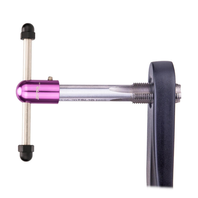 Description Picture 2 of itemZTTO Bicycle Crank Tapping Threading Tool Crank Pedal Thread Tapping Device Crankset 9/16 Inch Driver Screw Hole Tool Steel