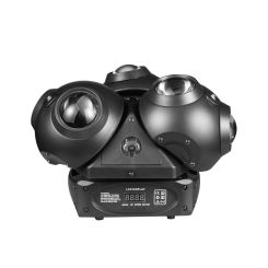 New LED 10X18W RGBW 3 Beam Headlamp DMX Control Laser Strobe  All Purpose Stage Lights Bar Christmas Party Dance Line Lights