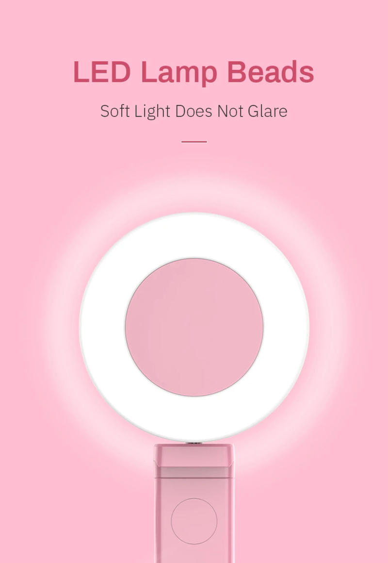 Description Picture 6 of item4in1 Wireless bluetooth compatible Selfie Stick LED Ring light Extendable Handheld Monopod Live Tripod for iPhone Android