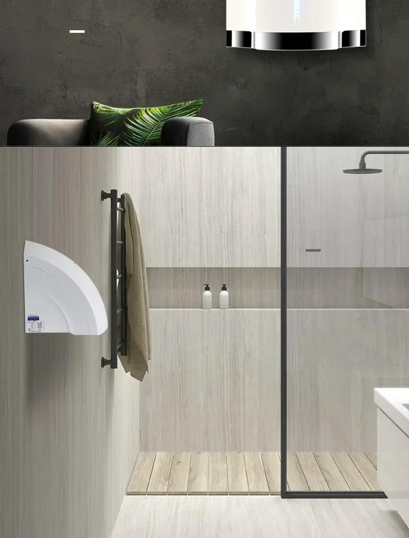 Description Picture 3 of itemFully Automatic Hand Dryer Induction Household Bathroom Hot and Cold Switching Easy Installation