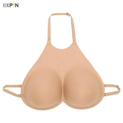 Huge D Cup Sponge Breastplate Fake Boobs Adjustable Straps Fake Breasts for Transgender Crossdresser Drag Queen