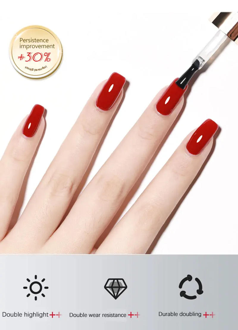 Description Picture 6 of itemHot Sale Winter Diamond Top Coat Nail Gel Anti Yellow and Anti Cracking Soak OffExclusive for Nail Salons