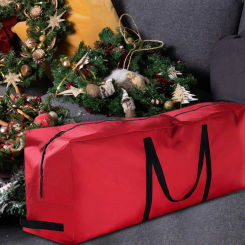 Portable And Scratch-proof Christmas Tree Storage Bag Waterproof And Wide Application Green 60x18cm