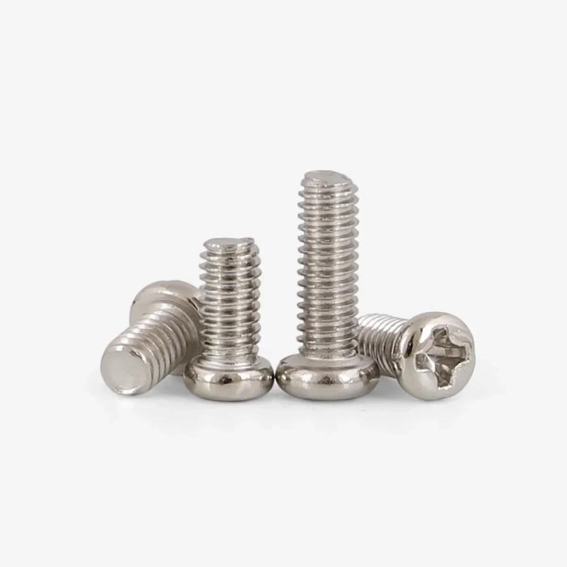 Description Picture 4 of itemNickel Plated Pm Cross Groove Round Head Screw Pan Head Digital Mechanical Bolt M1.2M2M2.5M3M4
