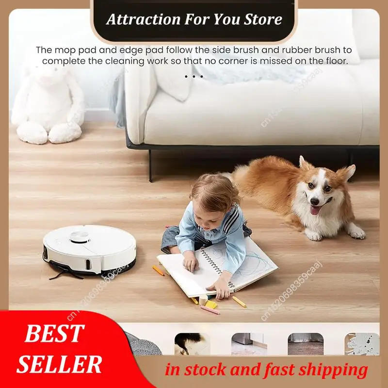 Description Picture 4 of itemHot Selling 34 PCS For Roborock S8 Maxv Ultra Robot Vacuum Parts Roller Side Brushes Filters Mop Cloths Dust Bags Accessori