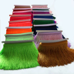 10 Yards 15cm Long Tassel Fringe Trim Lace Ribbon Fringes For Sewing On Clothes Tassels Curtains  Accessories Trimmings Crafts