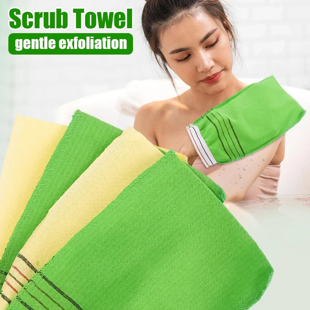 Description Picture 5 of itemExfoliating Bath Towel Japan Washcloth Body Massage Scrub Shower Towel SPA Portable Grain Brush Peeling Dead Skin Gloves Adults