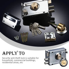 Lock Household Locks Padlocks Accessory Strong Universal Heavy-Duty Dormitory Gear With Key Right Open with Edge