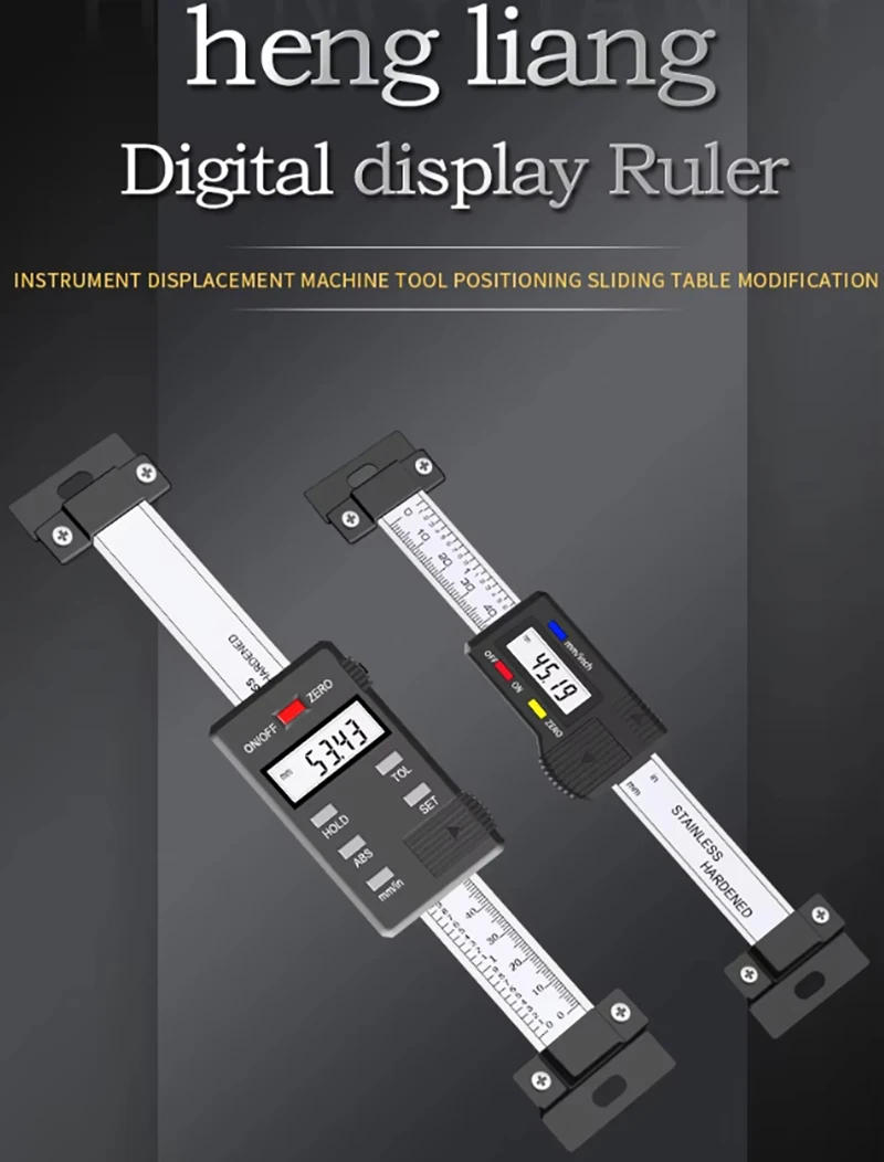 Description Picture 2 of itemHengliang high-precision stainless steel ruler induction machine horizontal stainless steel vernier electronic digital caliper
