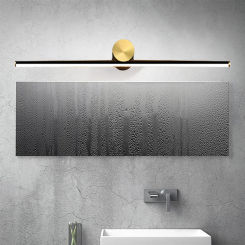 Modern LED Mirror Light Bathroom Wall Light 40/60cm Black and White Light Sinks Bedroom Vanity Lighting Led Lighting Fixtures