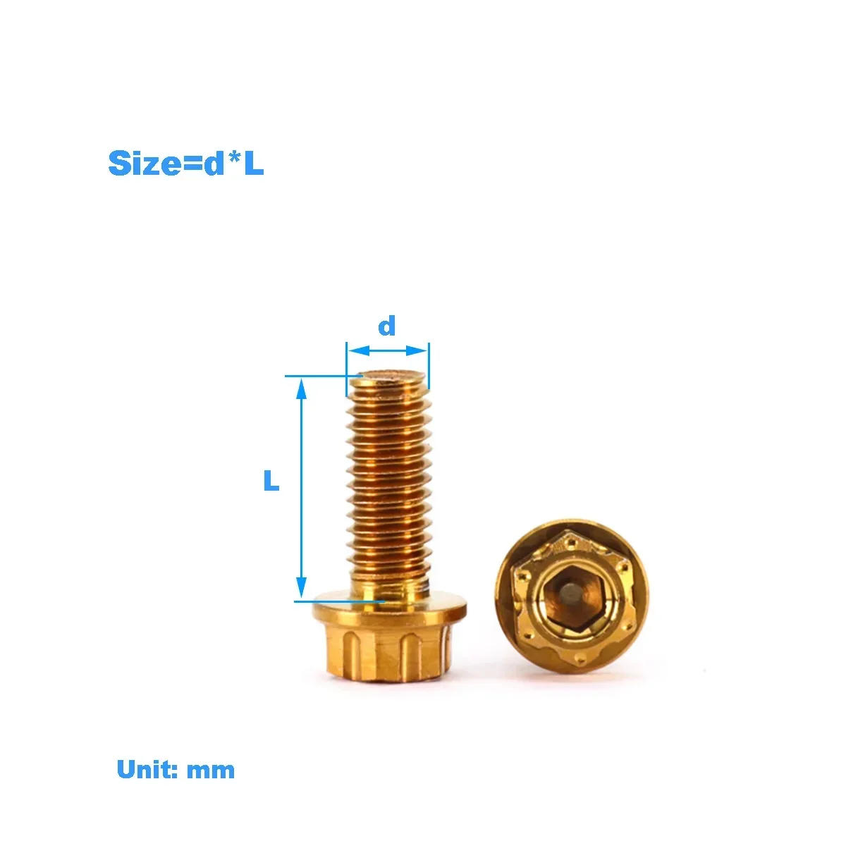Description Picture 2 of item304 Stainless Steel Inner And Outer Hexagonal Flange Screws / Plum Blossom Bolts M6M8