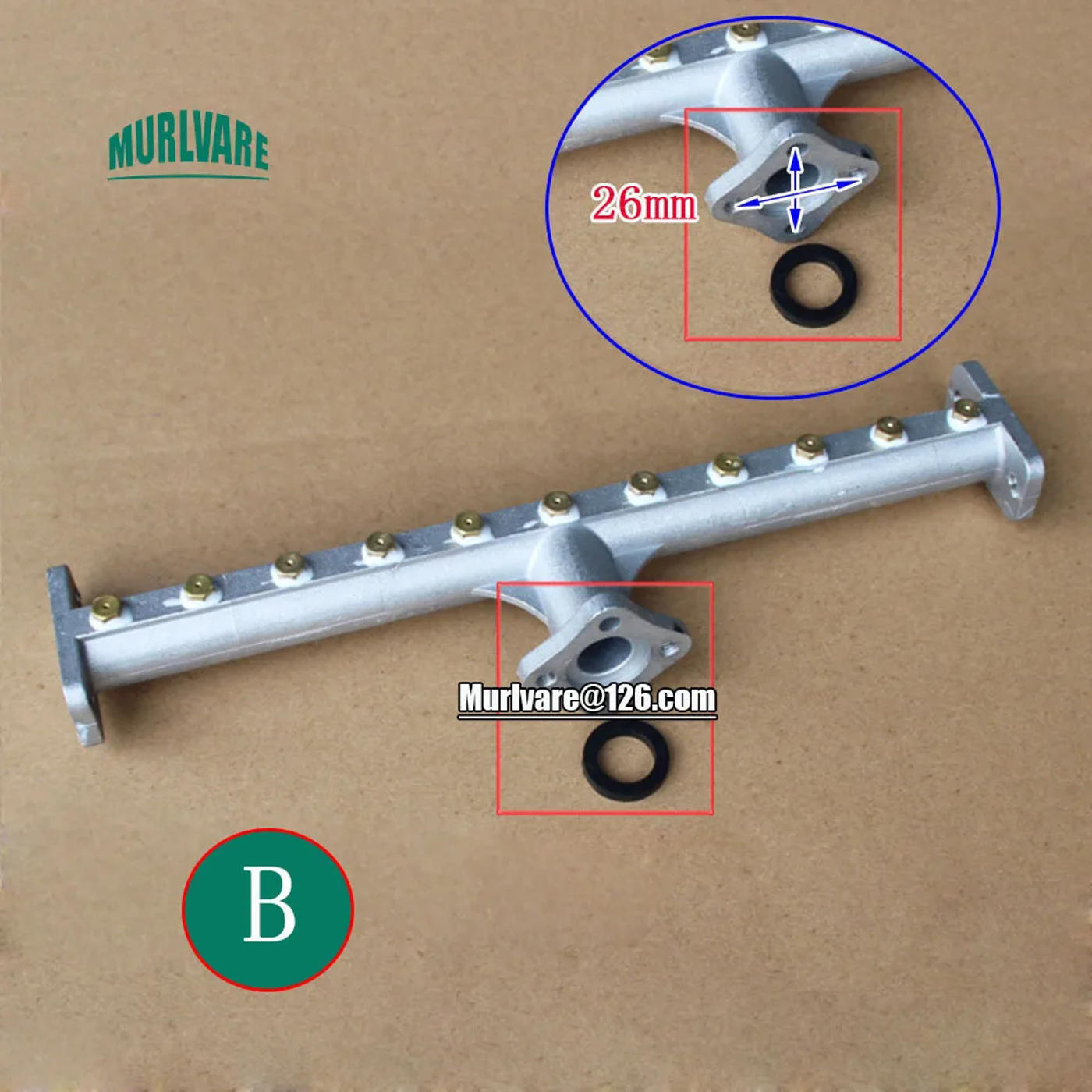 Description Picture 5 of itemLPN NG Stainless Steel Row Burner Accessories 11-Row Burner Tube Branch Pipe