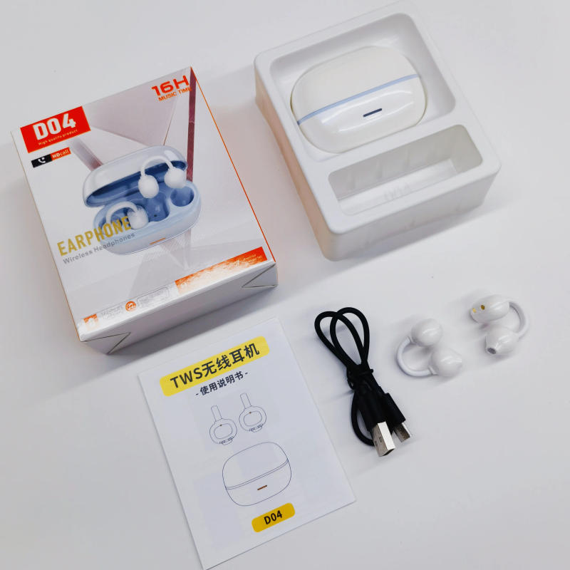 Description Picture 3 of itemOWS Ear Clip Translation Headphones Pearl Paint Fashion Earphone with Breathing Light Support 144 Languages Real Time Translator