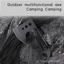 Multi functional outdoor camping axe, emergency fire-fighting equipment, self-protection, multi-purpose mountain board axe