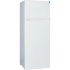 rator with Freezer, Apartment Size Refrigerator Top Freezer, 2 Door Fridge with Adjustable Thermostat Control, Freestan