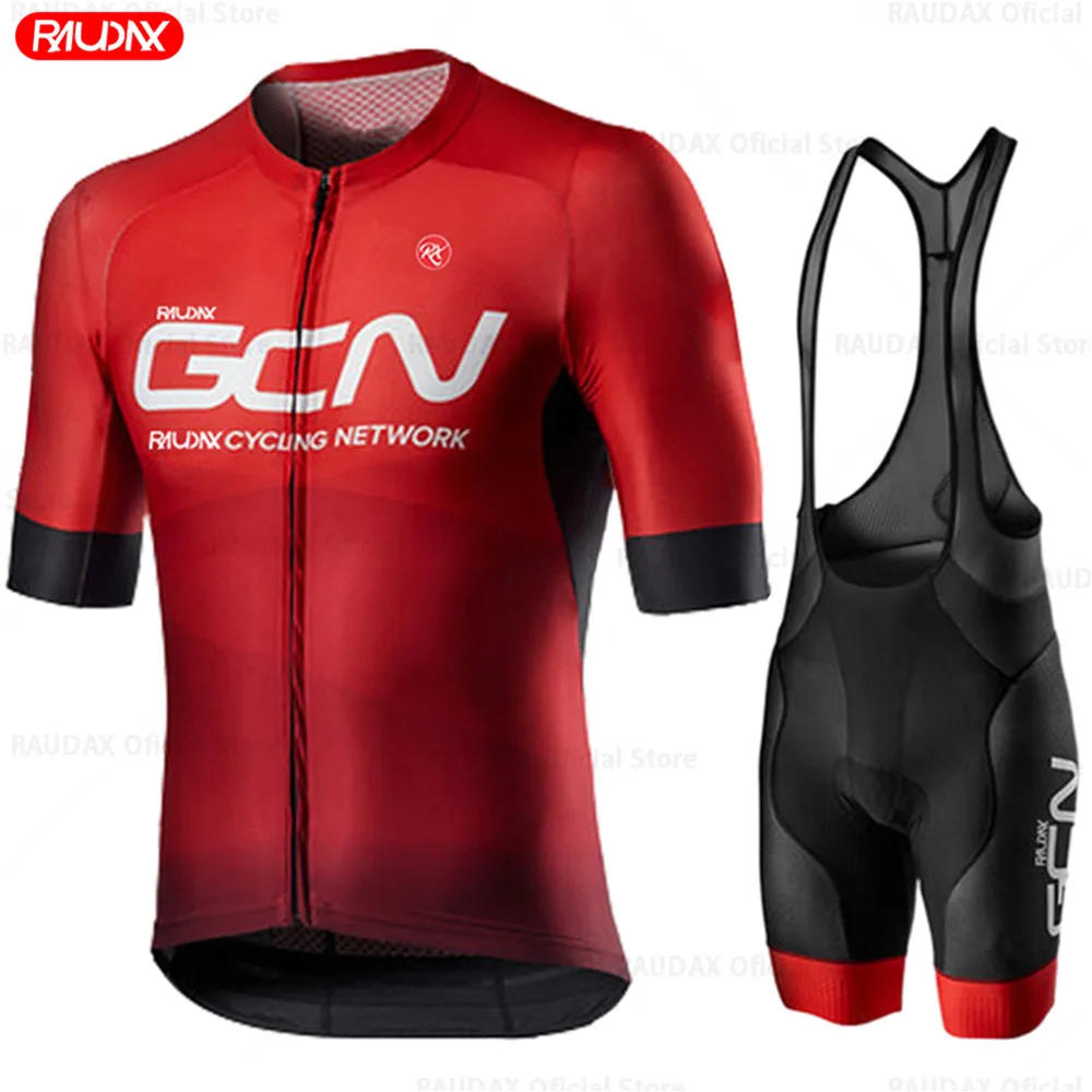 Description Picture 4 of itemRAUDAX GCN Professional Cycling Team 2023 Summer Cycling Clothing Man’s Short Sleeve Mountain Bike Cycling Wear Triathlon Jersey