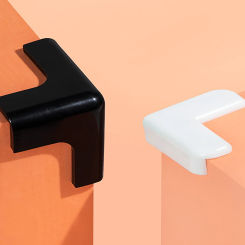 10Pcs Corner Protector Safety Anti-Collision PVC Soft Self-adhesive Corner Brackets Table Corner Edge Protection Cover