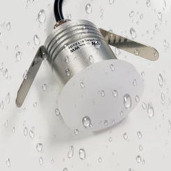 IP67 Waterproof Recessed Stairs LED Wall Lamp For Home Stair 1W Wall Light Corridor Lamps DC12-24V Outdoor Staircase Lighting