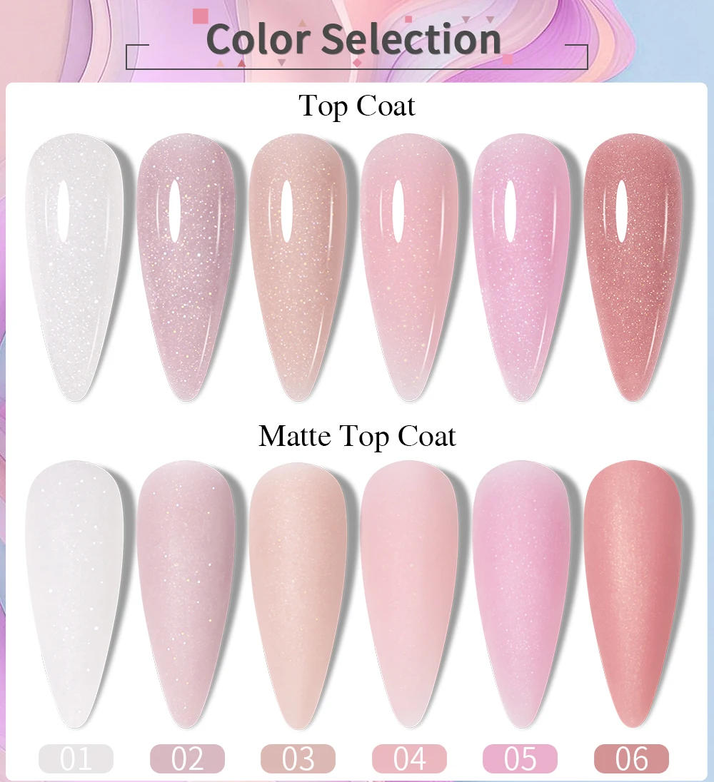 Description Picture 4 of itemPUENTE 30ML Glitter Poly Nail Gel Hema Free Pink Glitter Acrylic Gel Finger Extension Nail Gel Semi-Permanent UV Nail Varnish