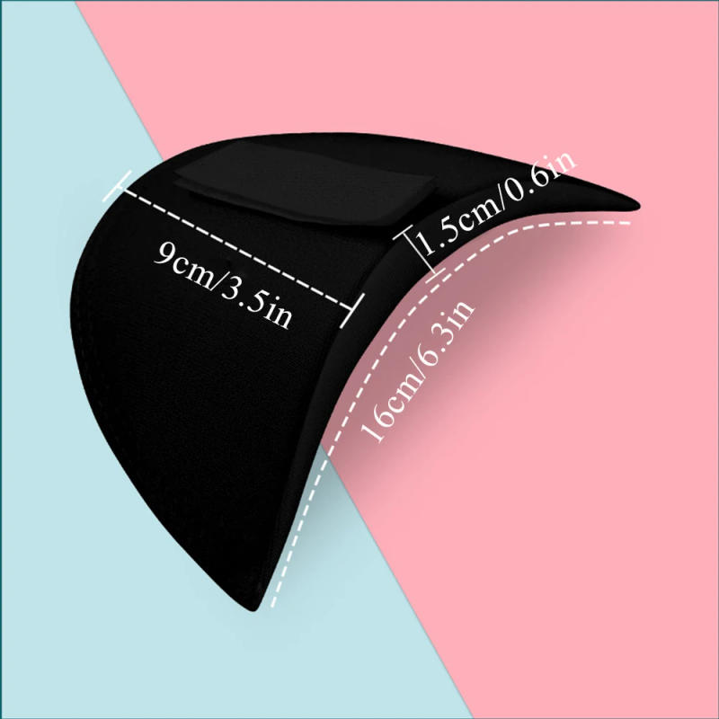 Description Picture 2 of itemFoam Sponge Shoulder Pads Soft Shoulder Pad For Blazer Jacket Clothing Women Men Reusable Garment Accessories