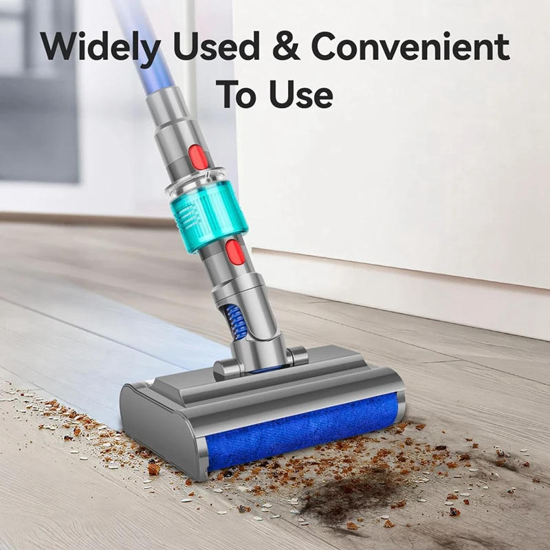 Description Picture 4 of itemElectric Wet Dry Mopping Head Replacement For Dyson V7 V8 V10 V11 V15 Vacuum Cleaning Roller Brush For Hard Floors And Area Rugs