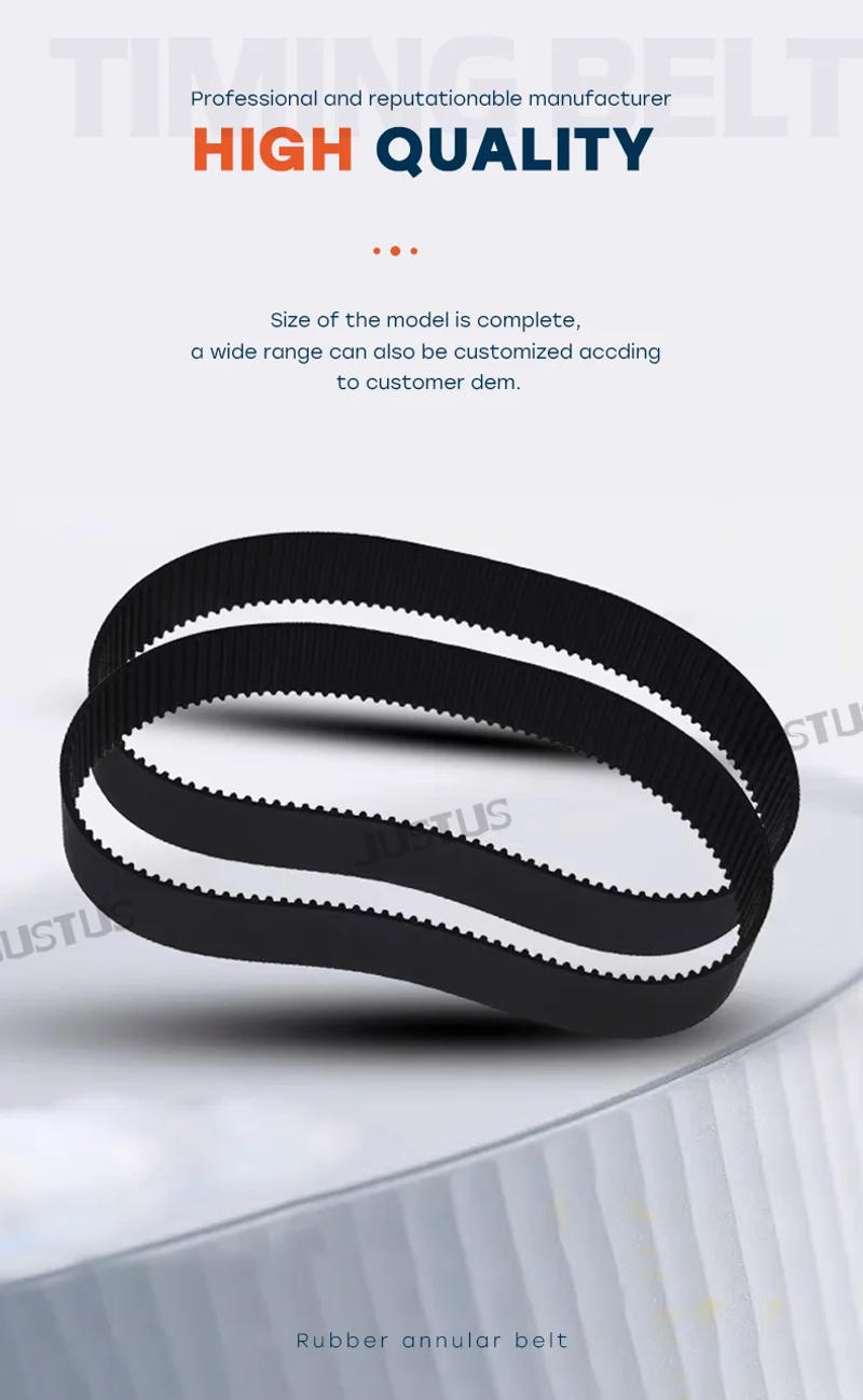 Description Picture 4 of itemHTD 3M Synchronous belt length 699/708/711/720/726/732/735/738/750/753/765/768/789-795mm Rubber closed Timing belt width 6-20mm